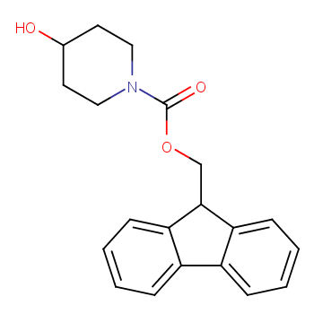 (9H-Fluoren-9-yl)metil 4-hidroksipiperidin-1-karboksilat Cas 351184-42-4